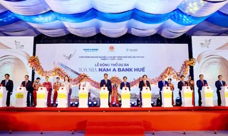 Lễ động thổ tòa nhà Nam A Bank Huế - Công trình xanh gắn kết hành trình di sản miền Trung
