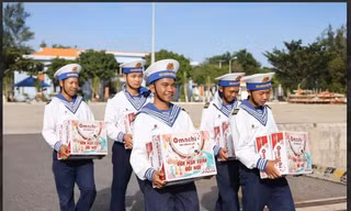 Omachi gửi Tiếng Trống Hội Xuân ra Trường Sa chúc mùa xuân đổi mới