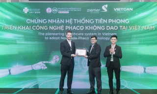 Mắt Sài Gòn được vinh danh dẫn đầu công nghệ Phaco Không Dao tại Việt Nam 