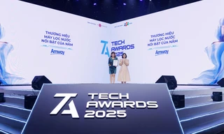 Amway lập cú 'hattrick' với giải 'Thương hiệu máy lọc nước nổi bật của năm' tại Tech Awards 2025