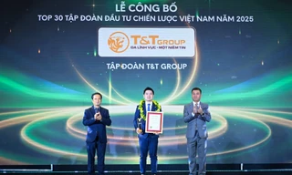 T&T Group được vinh danh Top 30 Tập đoàn đầu tư chiến lược Việt Nam (ALPHA30): Dấu ấn hệ sinh thái đa ngành bền vững