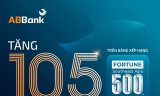 ABBank tăng 105 bậc trên bảng xếp hạng Fortune Southeast Asia 500 năm 2026