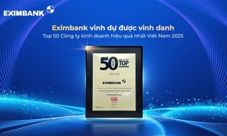 Eximbank được vinh danh top 50 công ty kinh doanh hiệu quả nhất Việt Nam 2025