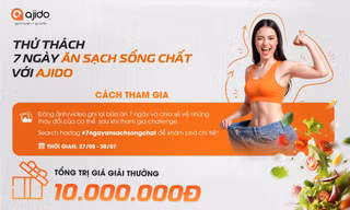Ajido Vietnam phát động chiến dịch “7 ngày ăn sạch sống chất” lan tỏa lối sống khỏe mạnh đến cộng đồng