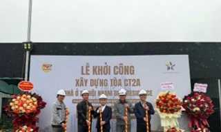 Khởi công toà nhà CT2A dự án NOXH Nham Biền Residence tại phường Yên Dũng, tỉnh Bắc Ninh 