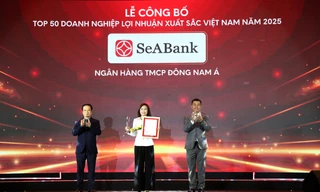 SeABank lần thứ 6 được vinh danh trong top 50 doanh nghiệp có lợi nhuận xuất sắc nhất Việt Nam năm 2025 