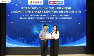 Logic Lab vinh dự nhận giấy chứng nhận kết quả thẩm định chương trình giáo dục Bricks 4 Kidz® cho trẻ em Việt Nam