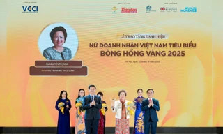 Chủ tịch Tập đoàn BRG lần thứ 6 được vinh danh TOP 10 'Nữ doanh nhân Việt Nam tiêu biểu - Bông hồng Vàng 2025'