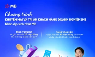 Tri ân khách hàng doanh nghiệp SME nhân dịp sinh nhật MB