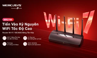 MERCUSYS MR27BE – Router Wi-Fi 7 mở lối kỷ nguyên kết nối tốc độ cao