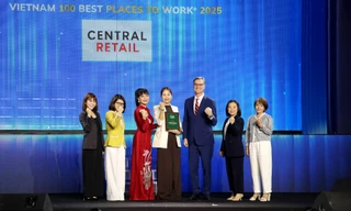 Central Retail nhận giải thưởng 'Top 100 nơi làm việc tốt nhất Việt Nam' 2025