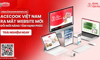 Acecook Việt Nam ra mắt website mới nhân dịp kỷ niệm 30 năm ngày bán hàng đầu tiên