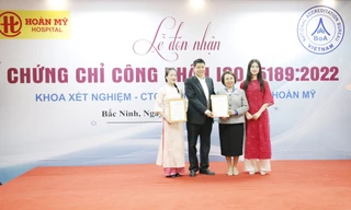 Phòng khám đa khoa Hoàn Mỹ đón chứng nhận ISO 15189:2022