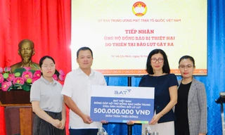 BAT Việt Nam hỗ trợ 500 triệu đồng giúp đồng bào miền Trung vượt qua bão lũ