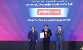 Vietjet, Masan, Vinfast... được vinh danh Thương hiệu Mạnh Việt Nam