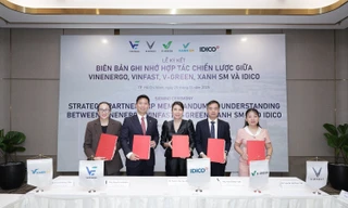 Vinenergo, Vinfast, V-Green và Xanh SM hợp tác với Idico “xanh hóa” các khu công nghiệp