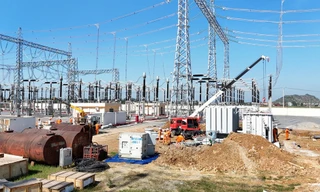 PTC1 tăng tốc thi công lắp kháng bù ngang tại Trạm biến áp 500kV Thanh Hóa