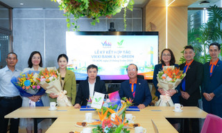 V-Green và ngân hàng số Vikki hợp tác phát triển hạ tầng trạm sạc, tủ đổi pin xe điện