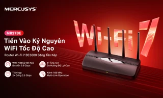 MERCUSYS MR27BE – Router Wi-Fi 7 mở lối kỷ nguyên kết nối tốc độ cao