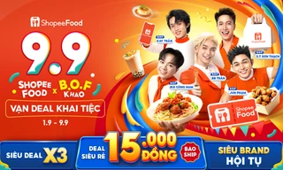 Nạp năng lượng cho năm học mới cùng loạt deal ShopeeFood 9.9