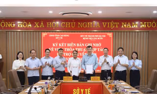 Tăng cường hợp tác nâng cao chất lượng điều trị ung thư cho người dân Cao Bằng