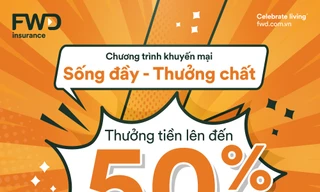 FWD Việt Nam tặng thưởng đến 50% phí bảo hiểm năm đầu cho khách hàng