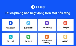 Quản lý toàn cảnh nhà máy với phần mềm quản lý sản xuất Cleeksy