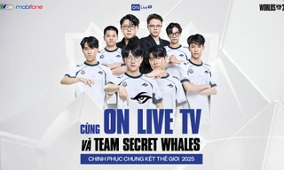 ON Live TV hợp tác chiến lược cùng Team Secret Whales, đại diện Việt Nam chinh phục Worlds 2025 