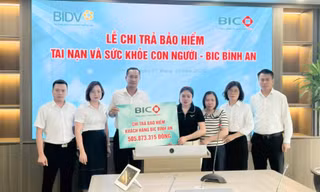 BIC chi trả hơn 500 triệu đồng quyền lợi bảo hiểm BIC Bình An cho khách hàng tại Thanh Hóa