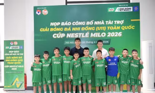 Nestlé MILO tiếp tục đồng hành cùng Giải Bóng đá Nhi Đồng (U11) Toàn quốc 2026