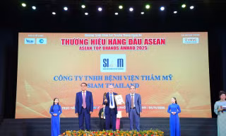 Bệnh Viện Thẩm Mỹ SIAM Thailand với 'hat-trick' giải thưởng 2025, góp phần nâng tầm ngành thẩm mỹ Việt Nam