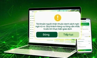 Vietcombank mở rộng tính năng Cảnh báo tài khoản nhận tiền có dấu hiệu nghi ngờ gian lận, lừa đảo