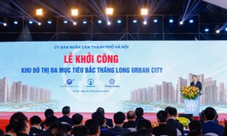 Tổng Bí thư Tô Lâm dự lễ khởi công Khu đô thị Bắc Thăng Long Urban City