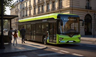 Vinfast giới thiệu xe buýt điện tại châu Âu, lần đầu ra mắt thị trường quốc tế