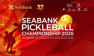 SeABank tổ chức giải Pickleball Championship 2026, gây quỹ học bổng cho trẻ em nghèo nhân dịp 32 năm thành lập 