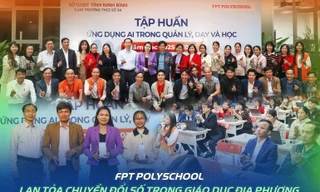 FPT PolySchool lan tỏa chuyển đổi số trong giáo dục địa phương