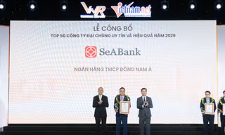 SeABank được vinh danh trong 2 bảng xếp hạng uy tín nhờ năng lực tài chính và quản trị vững mạnh