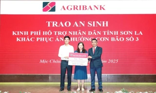 Agribank đồng hành cùng chính quyền và nhân dân các địa phương khắc phục thiệt hại do bão Wipha