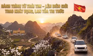 Hành trình Từ Trái Tim – Lên biên giới trao khát vọng, lan tỏa tri thức