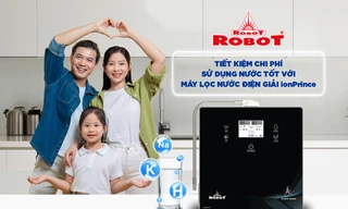Tiết kiệm chi phí sử dụng nước tốt với Máy lọc nước điện giải ROBOT ionPrince 