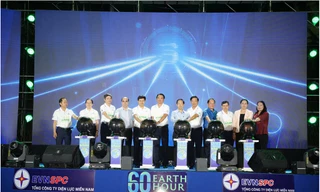 EVNSPC tổ chức Lễ hưởng ứng hưởng ứng Chiến dịch Giờ Trái đất 2026