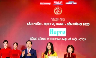 Gạo Hapro thượng hạng ST25 được vinh danh top 10 Sản phẩm – Dịch vụ xanh – Bền vững 2025