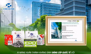 Xi Măng Xuân Thành khẳng định đẳng cấp quốc tế với Tuyên bố Sản phẩm Môi trường - EPD
