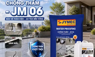 'Cặp đôi' chống thấm Jymec-Jm06: Lời giải cho bài toán bền vững công trình Việt