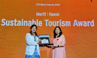 Hà Nội được vinh danh với giải thưởng ‘Du lịch bền vững’ tại TPO 2025