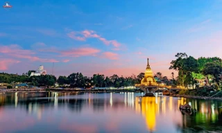 Bảo tháp Xá lợi Phật – 'trụ tâm linh' trên đỉnh Thiên Cấm Sơn