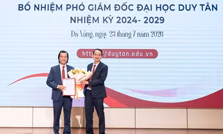 PGS.TS. Nguyễn Gia Như được bổ nhiệm chức Phó Giám đốc ĐH Duy Tân