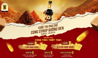 Cơ hội sở hữu 1 chỉ vàng khi tham gia cuộc thi 'Pha chế cùng Syrup Đường Đen Hestia'