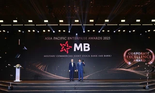 MB lần thứ sáu liên tiếp được vinh danh “Doanh nghiệp xuất sắc châu Á” năm 2025