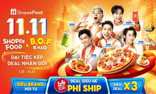Đoán xem loạt thương hiệu hot nào mang đến ưu đãi “đỉnh chóp” tháng 11 này cùng ShopeeFood